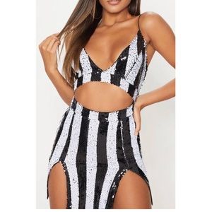 Pretty Little Thing sequin dress